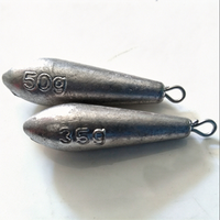 Plombs de pêche en forme de goutte d'eau, en forme de feuille de saule, en plomb, pour la pêche en rivière et en mer, pour canne à lancer, hameçon, équipement de pêche complet, modèle