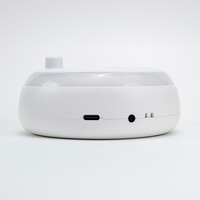 Haut-parleurs pour poussette, machine à bruit blanc pour le sommeil, lumière musicale, lumière LED clignotante sans fil, boîtier en plastique, mini aide au sommeil