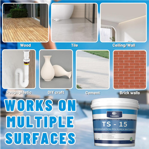 Revêtement imperméable en polyurée noire à deux composants, scellant durable à haute résistance pour les toits, les murs, les jardins et les terrasses des entrepôts - Product Image 4