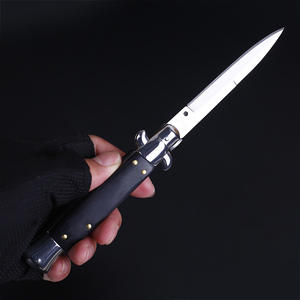 Mafia portatile ad alta durezza in acciaio inox coltello pieghevole per campeggio tattico di sopravvivenza con OEM personalizzazione imballaggio in Nylon - Product Image 5