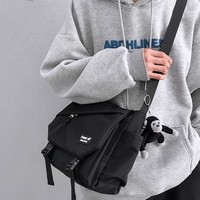Unisex Neue Stilvolle Große Kapazität Trendige Arbeits-Umhängetasche mit Individuellem Logo Modische Wasserdichte Canvas Crossbody Schultertasche