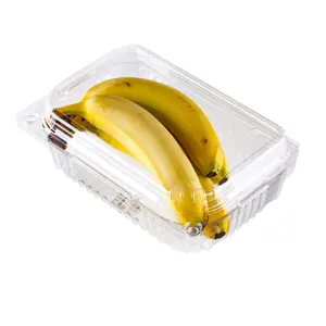Пищевые прозрачные коробки для упаковки бананов с прозрачными крышками