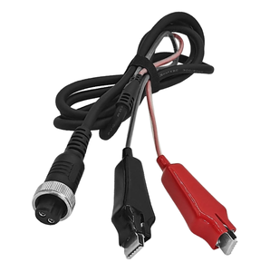 Câble d'alimentation pour moulinet <span class=keywords><strong>de</strong></span> pêche électrique à charge rapide, longueur personnalisée 3m, angle 90 degrés, 2 broches, pour Daiwa Seaborg 1200MJ/1200J/800MJ - Product Image 1