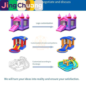 Tente gonflable automatique JingChuang pour l'extérieur, tente en PVC pour adultes et enfants avec auvent, tente de <span class=keywords><strong>camping</strong></span> portable - Product Image 5