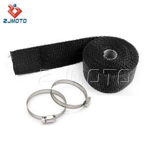 <span class=keywords><strong>Cinta</strong></span> térmica <span class=keywords><strong>para</strong></span> tubo de <span class=keywords><strong>escape</strong></span> de 5M, <span class=keywords><strong>cinta</strong></span> <span class=keywords><strong>aislante</strong></span> de calor, rollo de tela ignífuga con Kit de cinturones de hebilla - Product Image 4