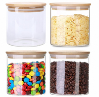 Offre Spéciale – Couvercle en Bambou de Qualité Alimentaire, Anti-fuite, Réutilisable, Texture Naturelle, pour Pot de 18,6 oz – Idéal pour le Stockage d'Aliments Secs