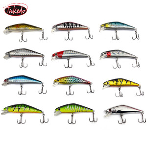 Leurre dur TAKEDO OEM 6CM 6G Minnow coulant avec billes sonores en tungstène, leurre <span class=keywords><strong>de</strong></span> pêche pour gros poissons à longue portée avec <span class=keywords><strong>VMC</strong></span> 10 #   Hameçon pour eau salée - Product Image 2