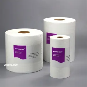 Jumbo Perforated Roll Non Woven Heavy Oil Workshop Industry Wipes Roll Jumbo Wiper