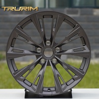 Nouvelles jantes en alliage d'aluminium forgé à maillage radiant de 19 et 21 pouces, décalées, Sport Stance pour Taycan Audi E-Tron GT personnalisées
