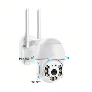 1080P HD sans fil extérieur CCTV IP PTZ caméra réseau de sécurité à domicile intelligente avec capacités IR pour une utilisation aux États-Unis - Product Image 1