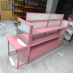 Vitrine de cosmétiques pour salon de beauté, armoire à cosmétiques avec miroir, support pour <span class=keywords><strong>palette</strong></span> de maquillage - Product Image 5