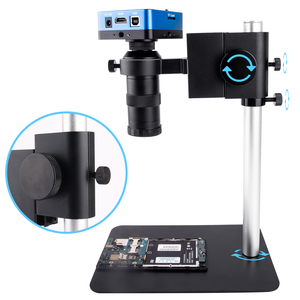 Microscopio <span class=keywords><strong>Digital</strong></span> YIZHAN FHD <span class=keywords><strong>21MP</strong></span> Cámara 130X Lente Anillo de vídeo Luz Tablero DE TRABAJO DE bajo espesor Reparación de teléfonos Kit de herramientas de soldadura - Product Image 2