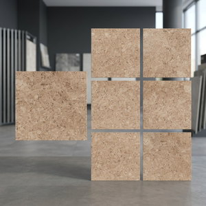 Azulejos de Porcelana Esmaltada Brillante Apollo Beige 800x800mm, Colección Elegante de Pisos de Mármol Beige - Product Image 5