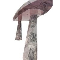 Table console en quartz Taj Mahal Offre Spéciale Mobilier contemporain personnalisé Comptoir en marbre Venato bleu naturel Surface solide