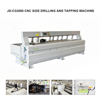 Máquina de Perforación y Roscado Lateral CNC Automática de Alta Precisión JD-CG3000 para Perfiles de Aluminio, Madera y Plástico