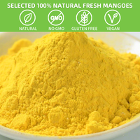Poudre de jus de mangue naturelle, poudre de mangue sèche, poudre de mangue biologique aromatisée à la mangue