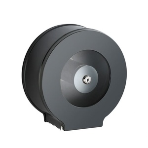 Caja de papel de rollo grande de acero inoxidable 304 moderna, toallas de mano transparentes impermeables para cocina, baños públicos, hoteles, baños - Product Image 1