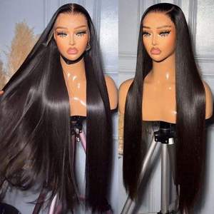 100% tóc con người Brazil nguyên đầy đủ ren phía trước tóc giả mật độ 250 HD tóc con người tóc giả 13x6 13x4 pre-ngắt với ren trong suốt - Product Image 3