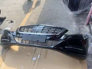 Conjunto de Parachoques Delantero de Plástico Negro Usado para <span class=keywords><strong>Mercedes</strong></span> W222 (Actualización Facelift con Sistema de Fijación por Pernos) - Product Image 3