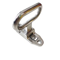 Pédale de conteneur pliable en acier galvanisé Q235, dimensions 109x111mm, surface en zinc moulé, pièces de conteneur
