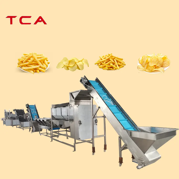 Machine électrique pour fabrication de frites et Chips, v, Machine entièrement automatique