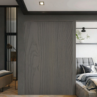 Panneau WPC à grain de bois moderne Panneau décoratif en PVC antistatique de haute qualité étanche pour sous-sols d'hôtels-Usine directe