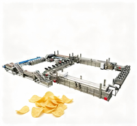 Volledig automatische productielijn voor het verwerken van aardappelchips voor diepvriesfabrieken en -bedrijven