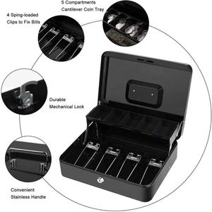 <span class=keywords><strong>Caja</strong></span> de almacenamiento con cerradura de metal para supermercado comercial al por mayor con llave <span class=keywords><strong>caja</strong></span> de <span class=keywords><strong>caja</strong></span> registradora grande con cerradura <span class=keywords><strong>caja</strong></span> artesanal de metal - Product Image 2