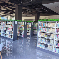 Bibliothèque moderne à plusieurs niveaux Meubles de maison pour le salon, le bureau et le supermarché Étagère de rangement