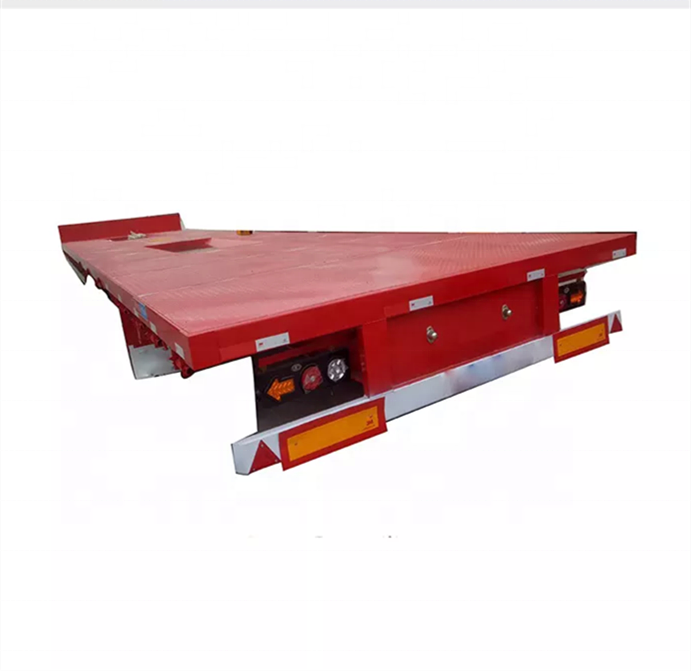 Оборудование с платформой, каркас полуприцепа, б/у платформенный полуприцеп