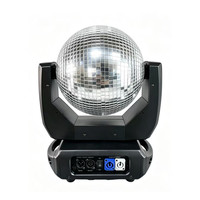 Lumières de scène à LED RGB pour fête disco, boule miroir en verre, projecteur mobile, éclairage de mariage