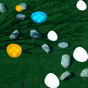 Lámparas Solares de Piedra, Adorno de Jardín para Caminos, Iluminación Decorativa Ambiental para Exteriores - Product Image 3