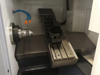 Torno CNC de bancada inclinada CK32P con guías lineales, máquina de torneado automática para piezas de eje, piezas de disco y piezas con ranuras roscadas