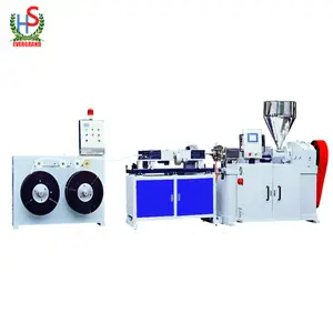 Plastic Single Wall Corrugated Pipe Extrusion Line Flexible Hose Making Machine