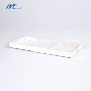 Boîte Rectangle Emballage Blanc Petite Boîte En <span class=keywords><strong>Carton</strong></span> <span class=keywords><strong>Carton</strong></span> Fenêtre Transparente <span class=keywords><strong>30x30</strong></span> avec Insert Diviseurs Glissière - Product Image 1