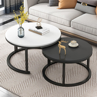 Table basse unique en bois et fer avec plateau en marbre, prix bas, best-seller, salon