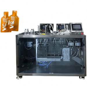 Máquina de llenado y envasado de líquidos de 2 cabezales para bolsas preformadas de forma especial, para miel, crema, leche, perfume, bebidas, detergente, salsa de soja y vinagre - Product Image 5