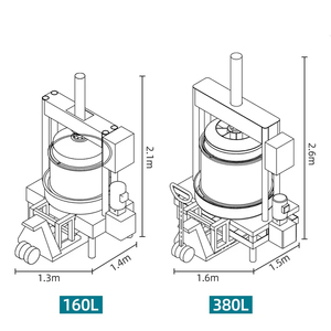 50 L Lớn Dejuicing Lọc Báo Chí Trái Cây Báo Chí Thủy Lực Máy Ép Trái Cây Báo Chí Lạnh Trái Cây Và Rau Máy Ép Trái Cây - Product Image 5