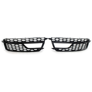 Audi Lower Grille Fog Light Bezel Honeycomb Perforated 8T0807681 <b>ABS</b> Plastic Bumper Fitment - Product Image 3