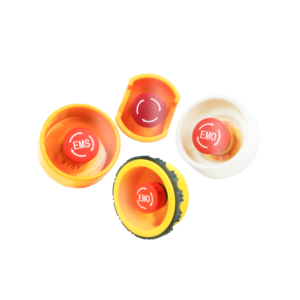 Interrupteur d'arrêt d'urgence non éclairé EMO A22B-21-O EN 13849-1 Cat4 IP65 Conception compacte pour une protection contre les erreurs d'utilisation et une grande durabilité - Product Image 2