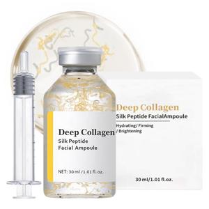 Sérum anti-rides et anti-âge 0728 avec acide hyaluronique et peptide de soie pour le teint, le collagène, lifting instantané, 30 ml, jour et nuit - Product Image 4