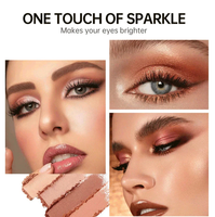 DIY Palette de fard à paupières Livre de maquillage pour les yeux Palette de fard à paupières magnétique en forme de livre Neutre Corée Poudre d'ombre à paupières imperméable sèche