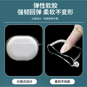 Funda transparente de TPU SoundPEATS Capsule3 Pro para protección de auriculares - Product Image 5