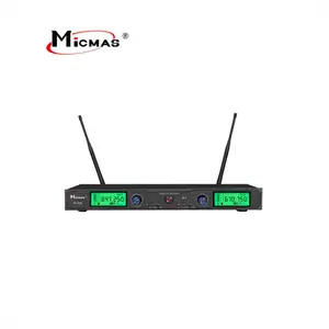 Multifunctional Uhf Professional Wireless Microphone System For Wholesales Professional 4 Channel Uhf Wireless Microphone
