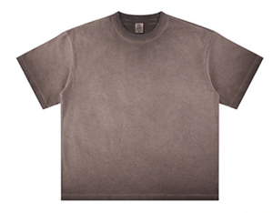 T-shirt <span class=keywords><strong>Homme</strong></span> Col Rond Américain Style FOG Rétro Batik Délavé et Vieilli à Épaules Tombantes Nouvelle Collection Été - Product Image 5