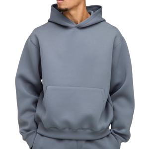 Proveedor de Sudaderas con Capucha Personalizadas, Sudaderas de Algodón con Hombros Caídos, Estampado Personalizado en Relieve, Sudaderas con Capucha para Hombre - Product Image 2