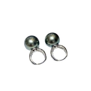Marca WENCHI 2018 Accesorios DIY de Perlas, Base Vacía para Pendientes de Plata S925 para Perlas de 10-13mm, Joyería de Moda, Modelo 10676 - Product Image 5