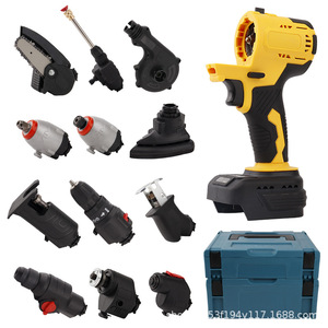 Set di Utensili Elettrici Multifunzione Senza Fili 12-in-1 con Teste Intercambiabili, Trapano/Sega/Levigatrice a Batteria al Litio, Valigetta Rigida - Product Image 2