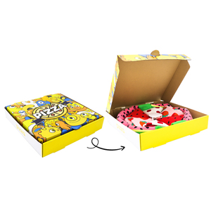 Caja <span class=keywords><strong>de</strong></span> <span class=keywords><strong>Calcetines</strong></span> con Diseño <span class=keywords><strong>de</strong></span> <span class=keywords><strong>Pizza</strong></span>, 4 Pares, <span class=keywords><strong>Calcetines</strong></span> Personalizados, Novedosos, Divertidos y a la Moda - Product Image 2