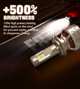 Bombillas LED para Faros Delanteros GPNE E8 <span class=keywords><strong>de</strong></span> 130 W - H4/H7 <span class=keywords><strong>de</strong></span> Ajuste Universal para Actualización <span class=keywords><strong>de</strong></span> Iluminación Automotriz - Product Image 5